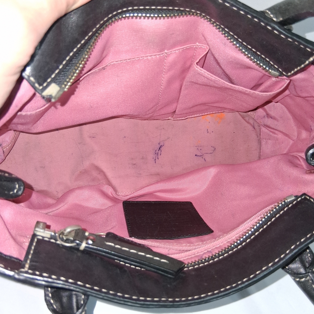 Coach Black Satchel Bag - Picture 9 of 14
